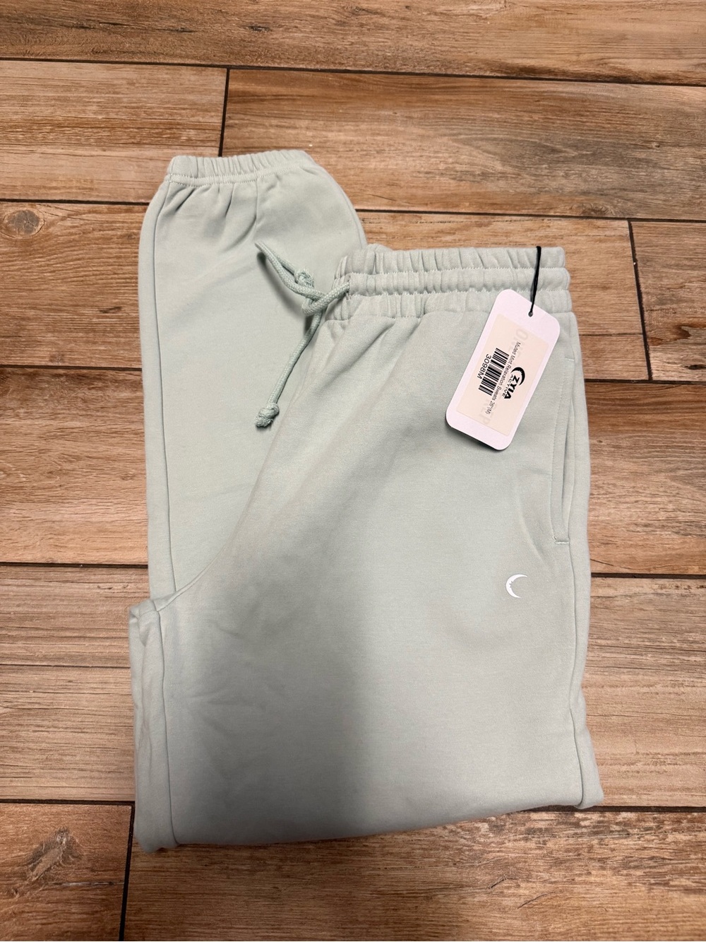 ZYIA  Mint Green Joggers with Drawstring